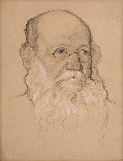 Piotr Kropotkin, 1920-21 by Nikolay 1873 1932 Andreyev